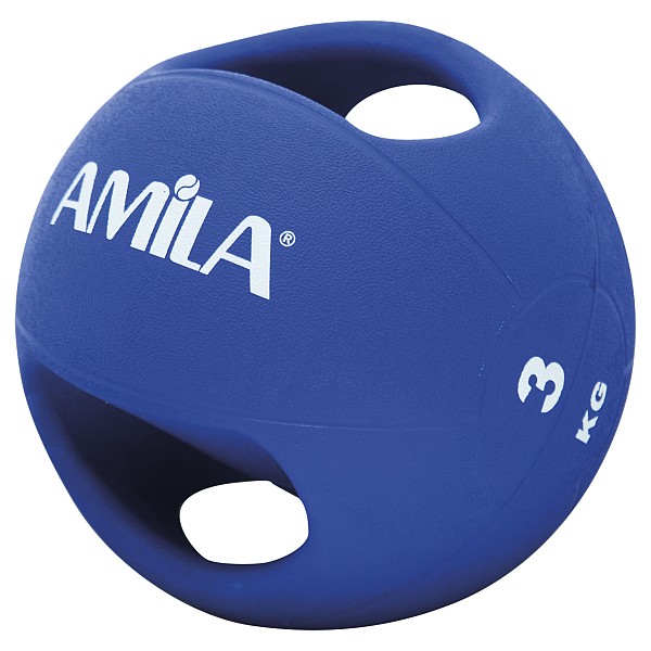 Dual Handle Medicine Ball Amila 3kg 84676