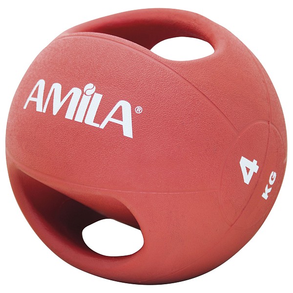 Dual Handle Medicine Ball Amila 4kg 84677