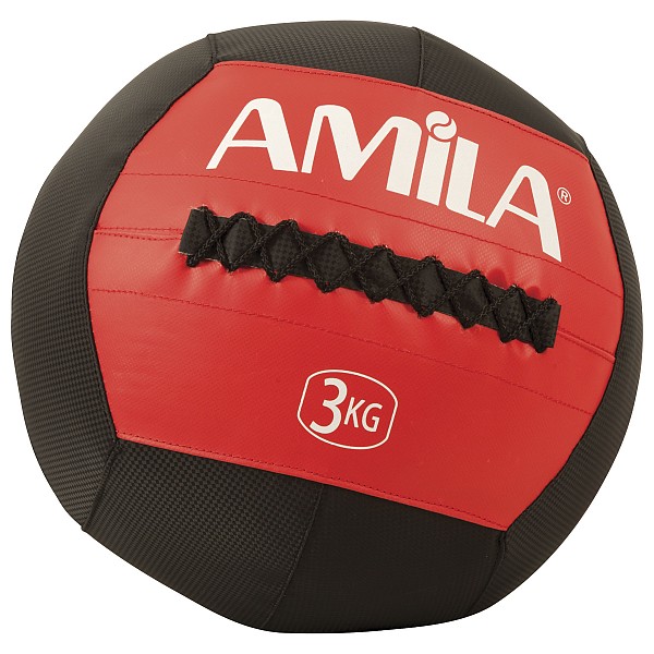 Medicine Ball Amila Wall Ball Nylon Vinyl Cover 3kg 44689