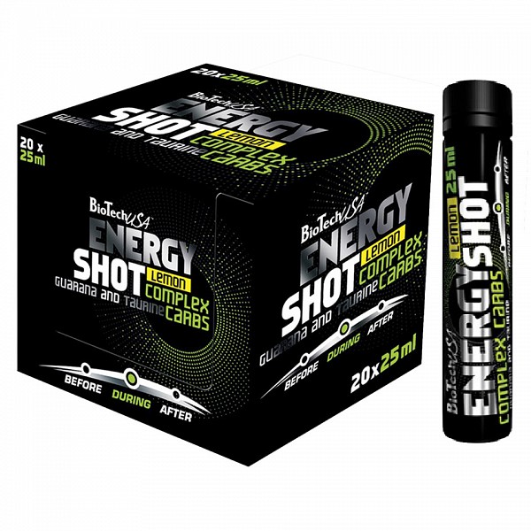 Energy Shot Biotech USA 20x25ml Lemon 100894