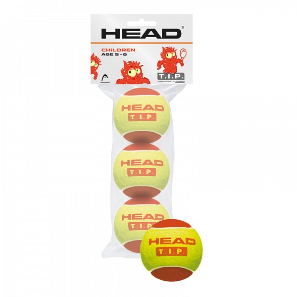  Tennis  Head T.I.P. Red 3 Ball 3121920