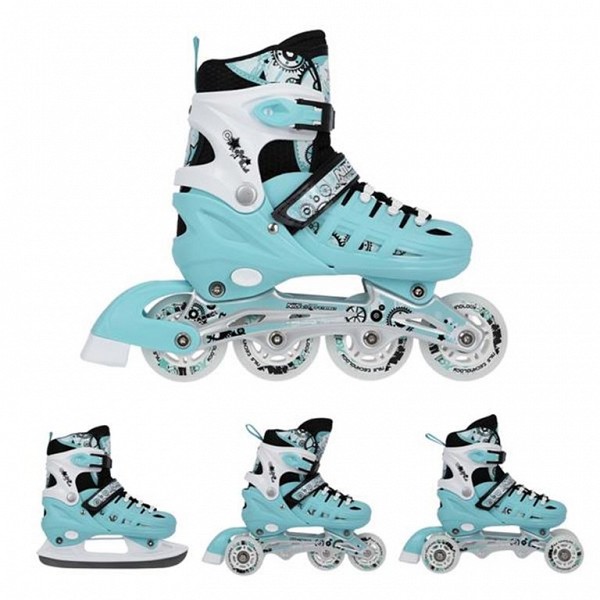 Roller Skates  4  1 Nils Extreme NH10905 No 39-42 L.Blue