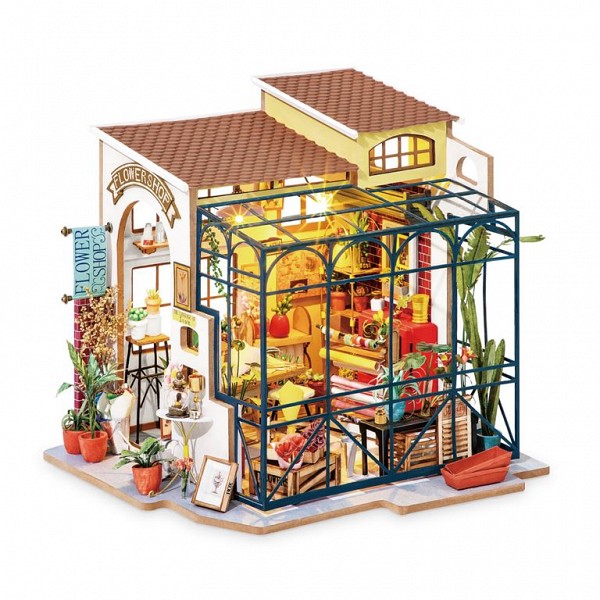 3D Puzzle Robotime Emilys Flower Shop DG145