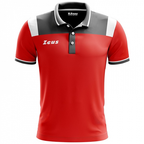   Polo Zeus Vesuvio Red/Grey